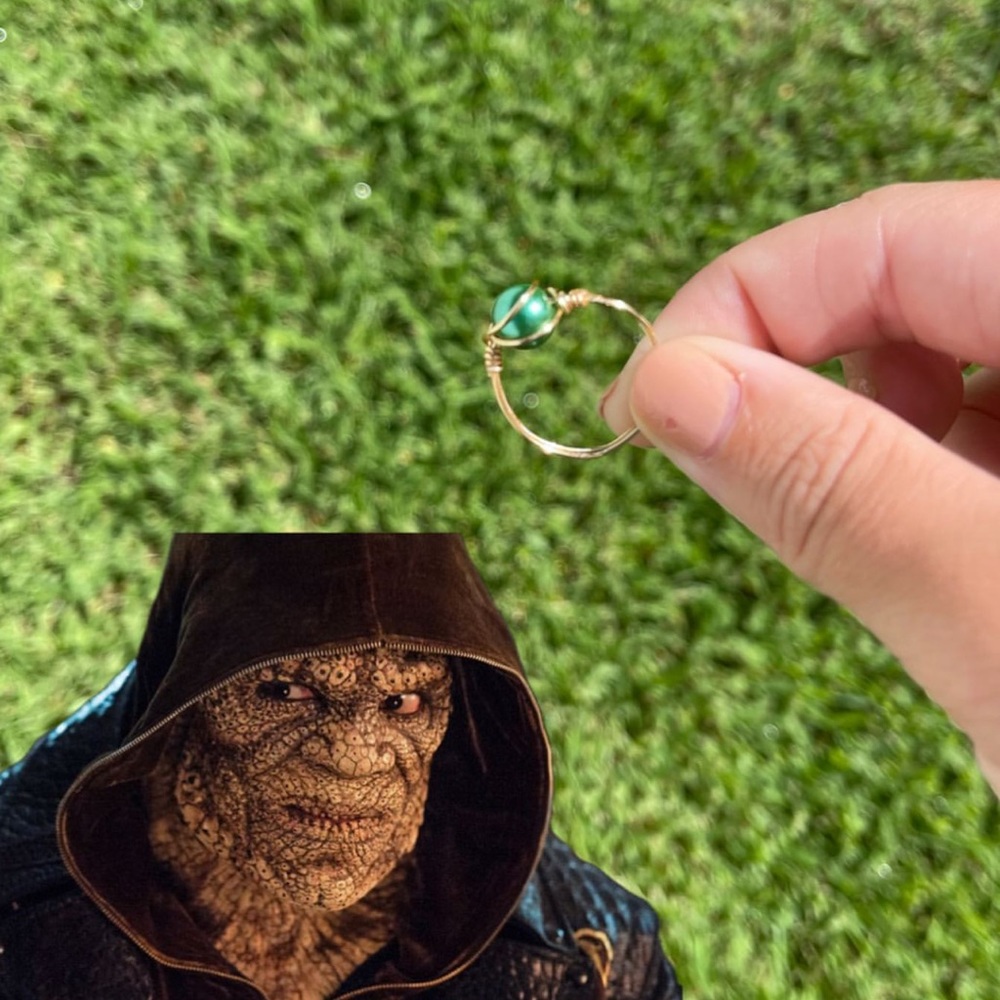 Killer Croc inspired ring
